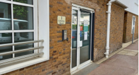 Photo of the Assessment Centre entrance.